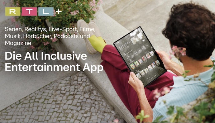 RTL+ ist erste All Inclusive Entertainment App