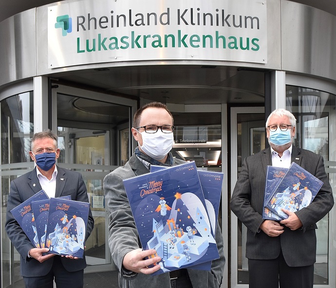 450 addmore-Adventskalender für das Rheinland Klinikum