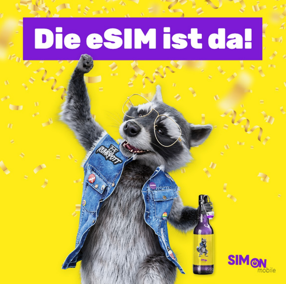 Fantastischer Meilenstein – die eSIM von SIMon mobile